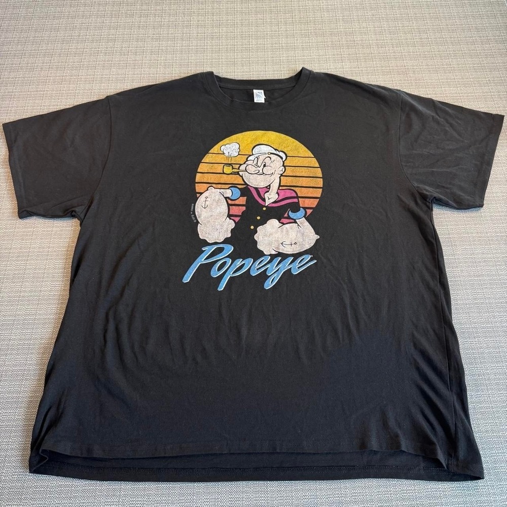 Brisco Brands Popeye black t-shirt men's size XXL